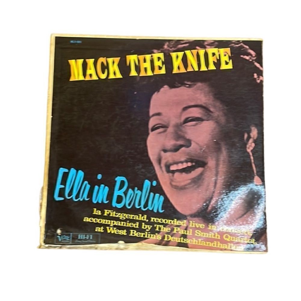 Vtg Ella in Berlin Mack the Knife Vinyl Record